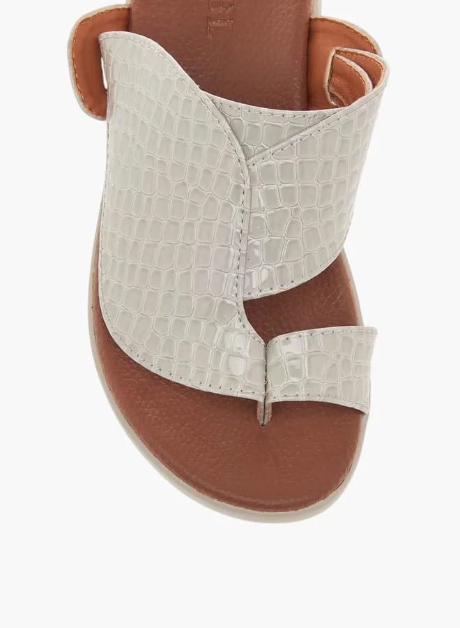 LBL by Shoexpress Boys Textured Slip-On Arabic Sandals Ramadan Collection