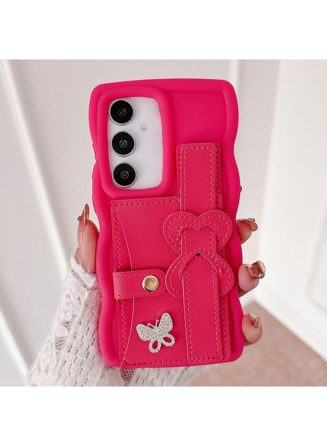 اس-توب جراب لهاتف Samsung Galaxy A16 4G / 5G مع سوار معصم من الجلد وحامل للبطاقات وحافظة هاتف - Image 1