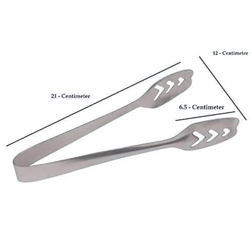 Brunchy Stainless Steel Momo Tong - Sandwich for Serving, Cooking and Serving Food, Multipurpose Frying, for Kitchen Use, Durable for Kitchen (1, Silver) - Image 2