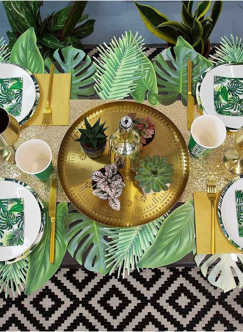 Talking Tables Luxe Gold Pu Glitter Table Runner. 3M.  - Image 2