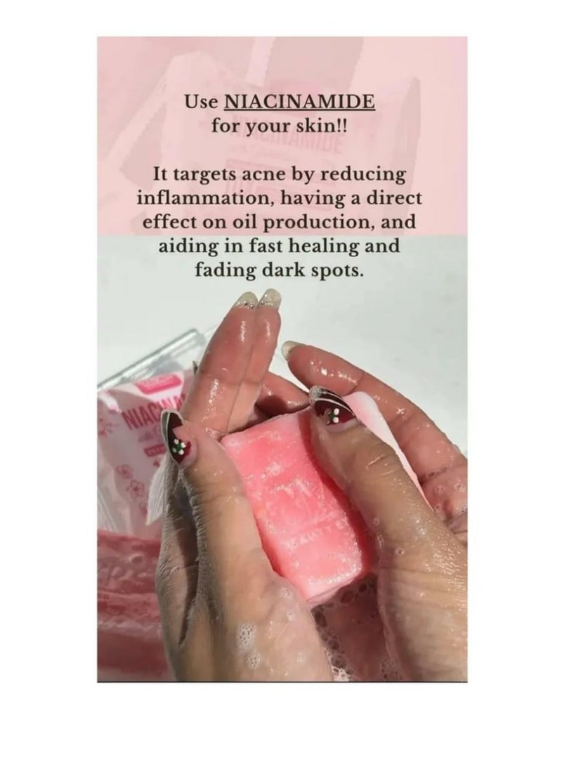 BMRS Niacinamide Premium Whitening Soap 70g - Image 3