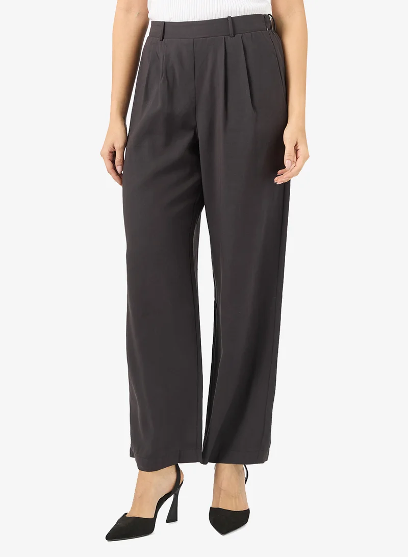 Regular Fit High Waist Pants