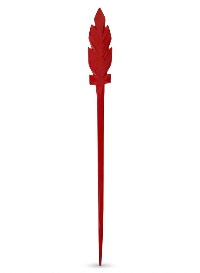 Salvus App SOLUTIONS Marble Handmade Pink Red Hair Stick/Juda Pin for Women & Girls (15 x 1.3 cm) - Image 1