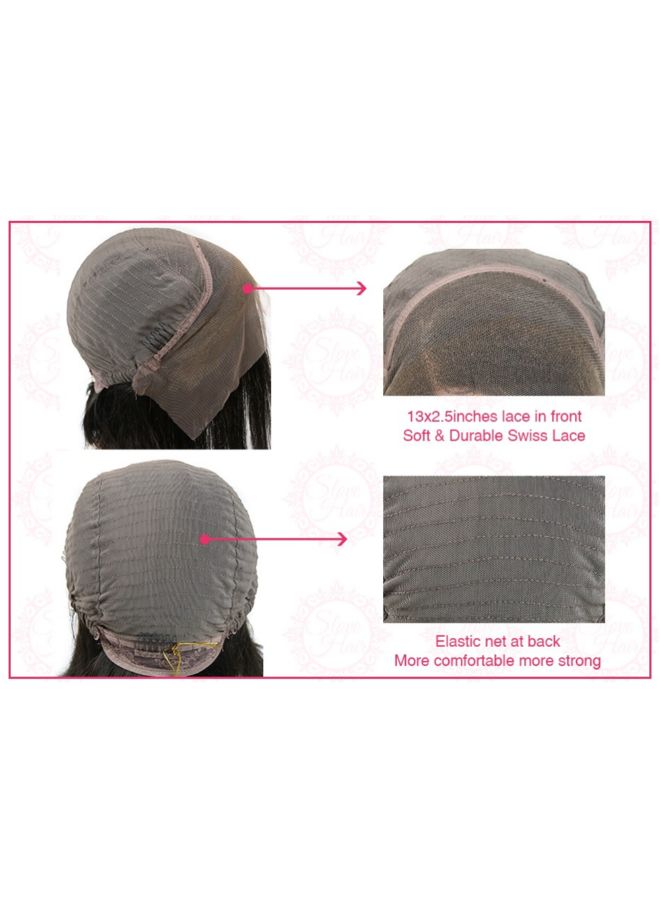 NIBEMINENT Brazilian Lace Short Hair Wig Black/Brown 1x1x1centimeter - Image 2