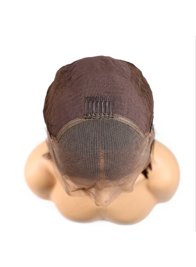 NIBEMINENT Brazilian Lace Short Hair Wig Black/Brown 1x1x1centimeter - Image 4