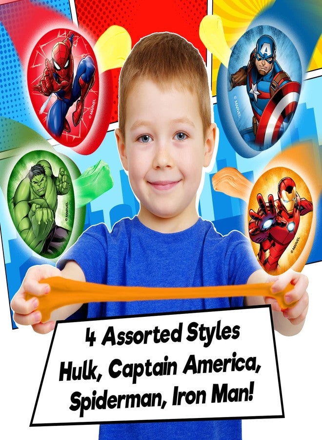 جا-رو بيض مارفل أفنجرز المحشو بالسلايم (وحدة واحدة متنوعة) من جا-رو، معجون حسّي نطاط للأطفال. لعبة فيدجيت مرنة لتخفيف التوتر. ألعاب الأبطال الخارقين. حشوات بيض عيد الفصح من مارفل بكميات كبيرة. 6801-1 - Image 5