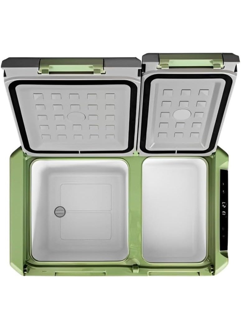 LC Car Refrigerator – DLC-33535 (Green/Grey) - Image 3
