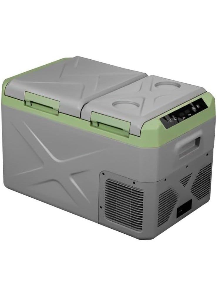 LC Car Refrigerator – DLC-33535 (Green/Grey) - Image 4