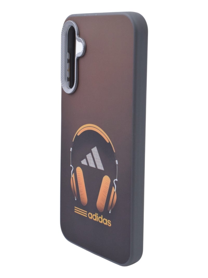 Adidas Plastic Back Cover For Samsung Galaxy A15 - dark brown with adidas logo - Image 3