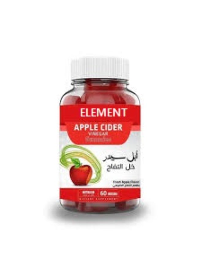 Element Apple Cider Gummies 60 Pieces