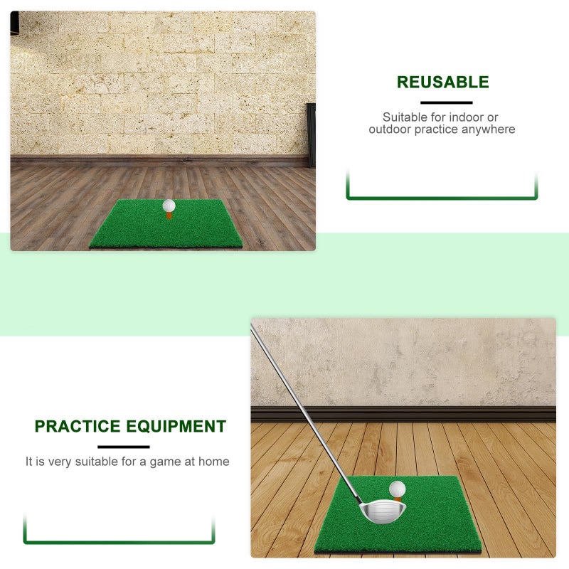 30X30Cm Portable Golf Practice Mat Indoor Outdoor Training Turf Pad for Home Backyard - Image 4