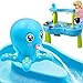 Intoypad Water Table Pump Octopus Battery Powered Water Pump for Water Table 3 Hours NonStop Fun Summer Outdoor Water Toys Outside Water Play Table Accessories for Toddlers Kids Blue - Image 4