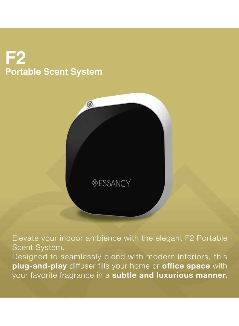 F2 Portable Coverage Up To 75 Cubic Meter Scent System Aroma Diffuser Oil Bottle 125ml