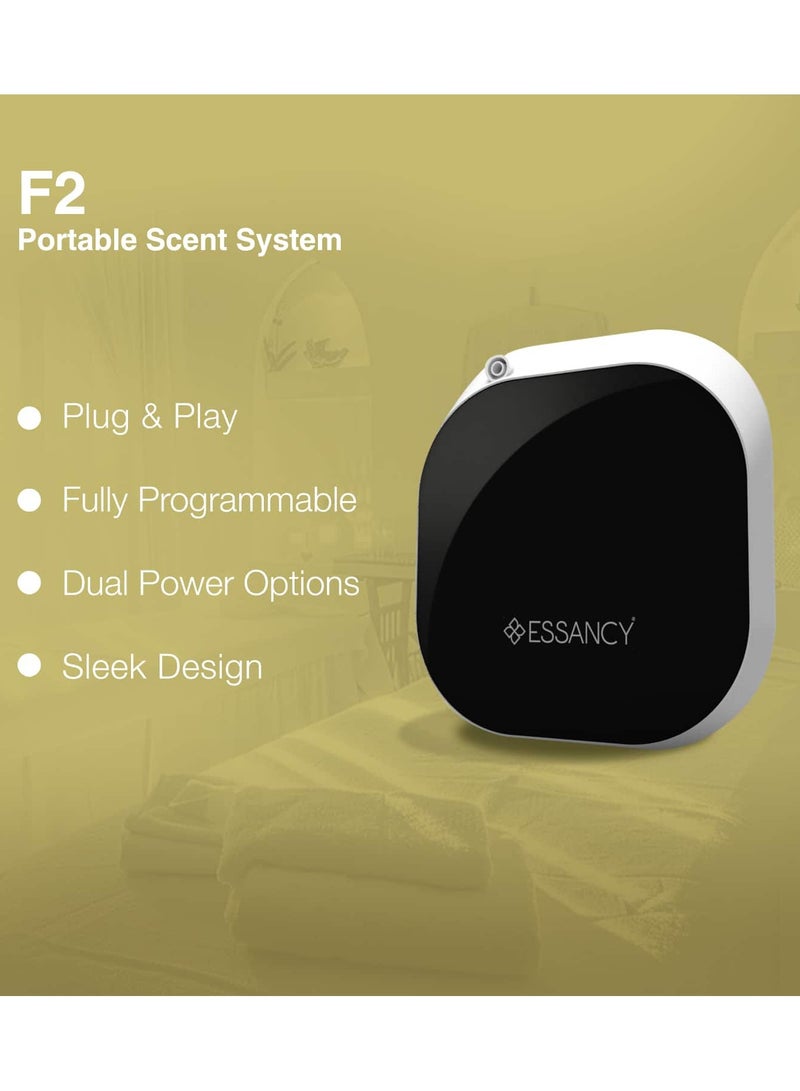 F2 Portable Coverage Up To 75 Cubic Meter Scent System Aroma Diffuser Oil Bottle 125ml