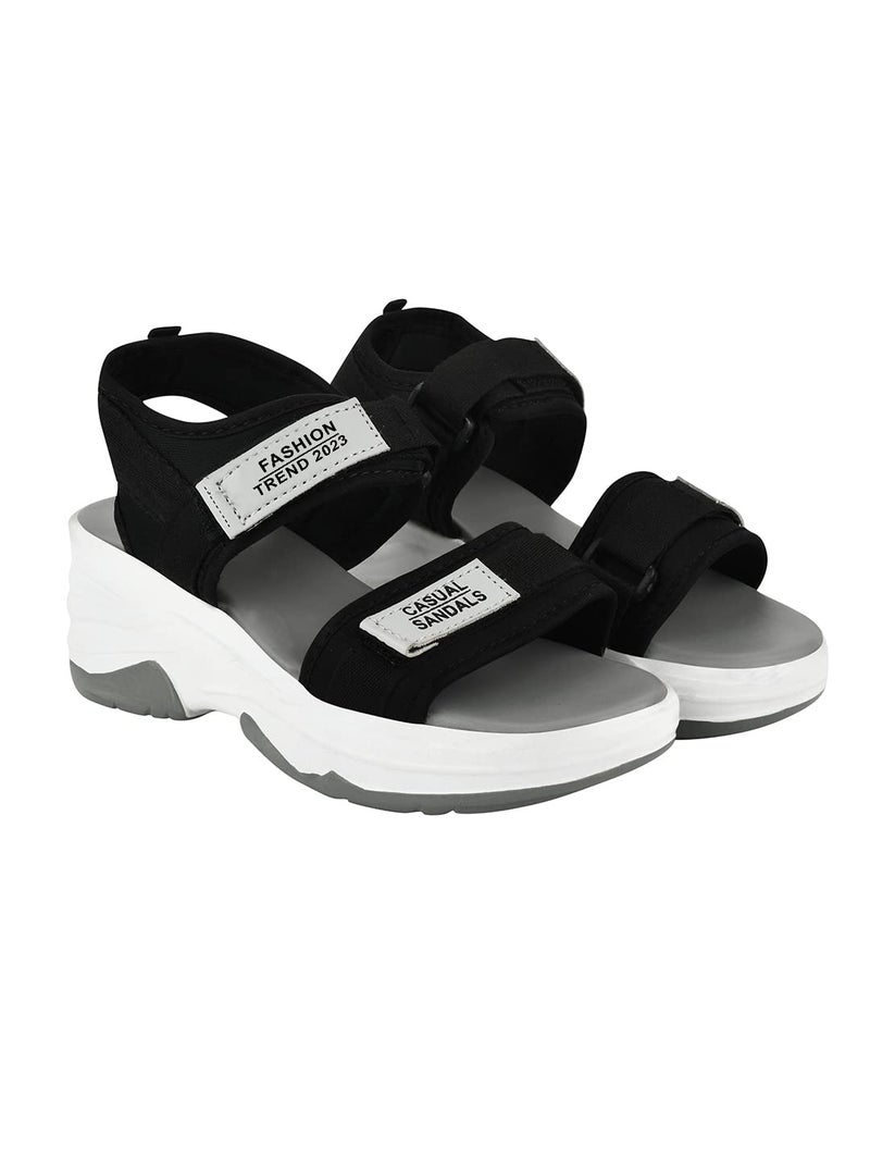 Shoetopia girls Jojo Grey Sandal - 5 UK (Girls-Jojo-Grey) - Image 2