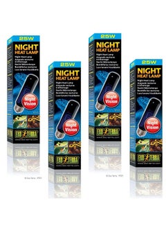 إكسو تيرا مصباح Exo Terra Night-Glo Moonlight بقوة 25 واط (عبوة من 4 قطع) 