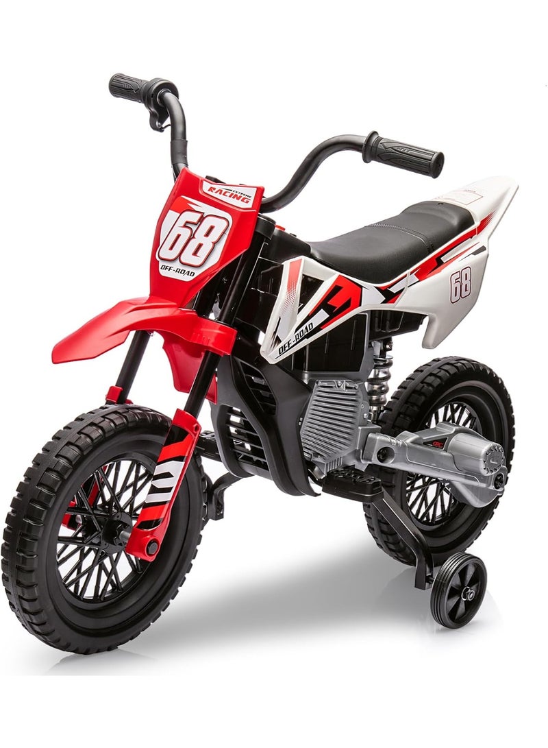 دراجة نارية "إكستريم ريسينغ" (Extreme Racing) رقم 68، بجهد 12 فولت، لون أحمر، طراز JT5006 - Image 1