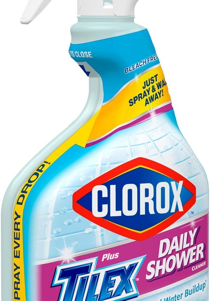 Tilex Clorox Plus Tilex Daily Shower Cleaner - 32oz Spray Bottle for Soap Scum and Hard Water Buildup - Image 3