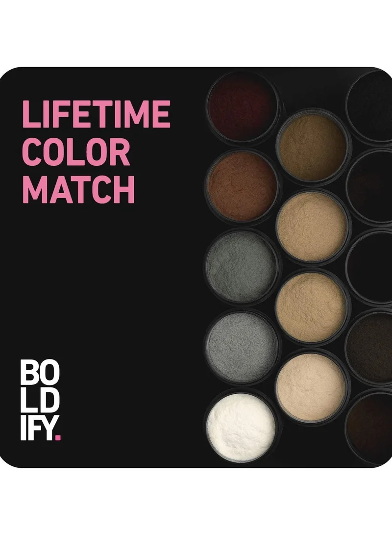 Boldify Hair Fibers Completely Conceals Hair Loss Dark Brown 28g