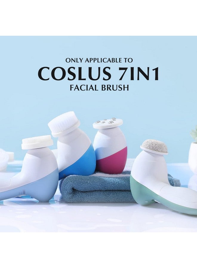 كوسلوس متوافق فقط مع رؤوس استبدال فرشاة تنظيف الوجه 7IN1 FBS-D من COSLUS 4 قطع - Image 2