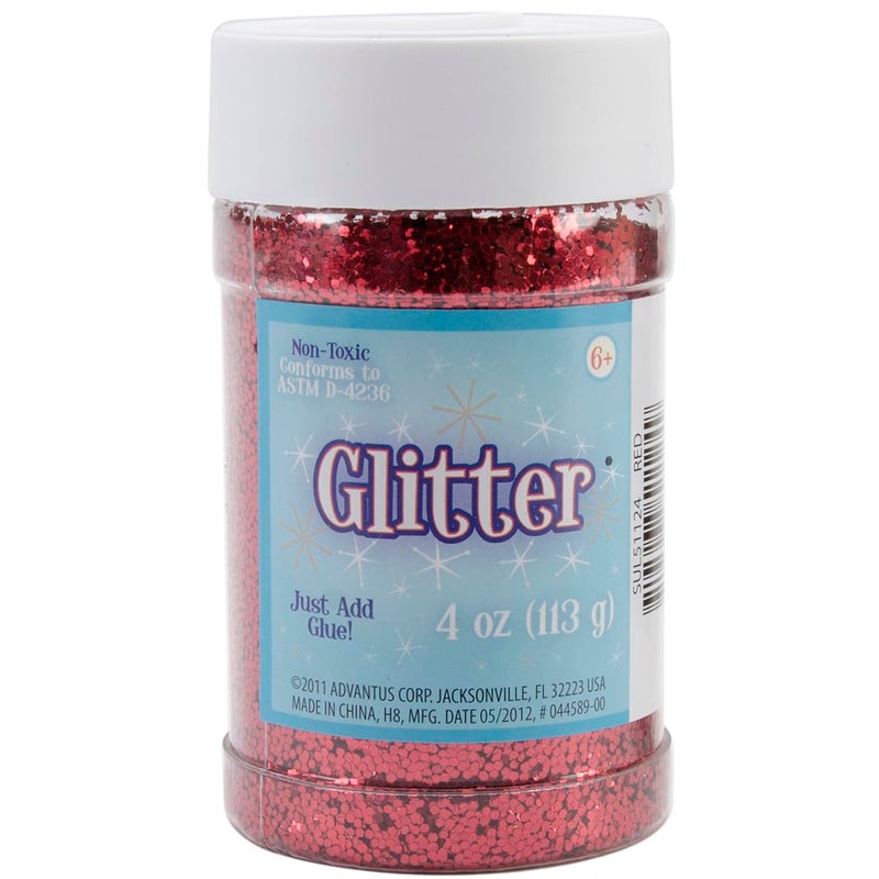 Glitter 4ozRed