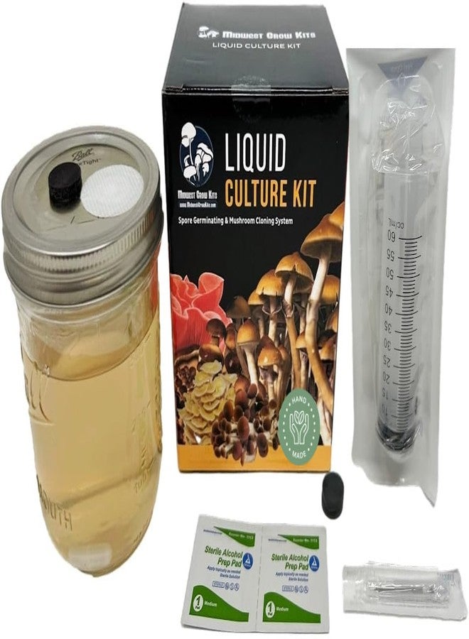 Myco Labs Premium Liquid Culture Kit Easy Spore Germinating & Mushroom Cloning System - Image 1