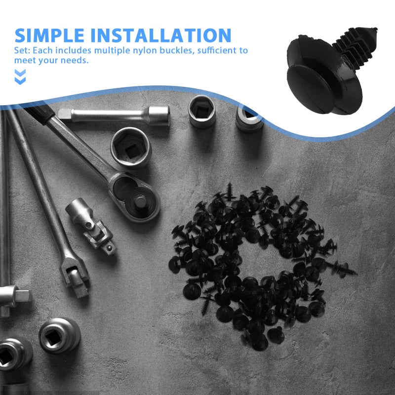 200 pcs Door Panel Retainer Fasteners Universal Replacement Parts Car Door Panel Clips Retainer Fasteners For Auto Body Compatible for Ford - Image 3
