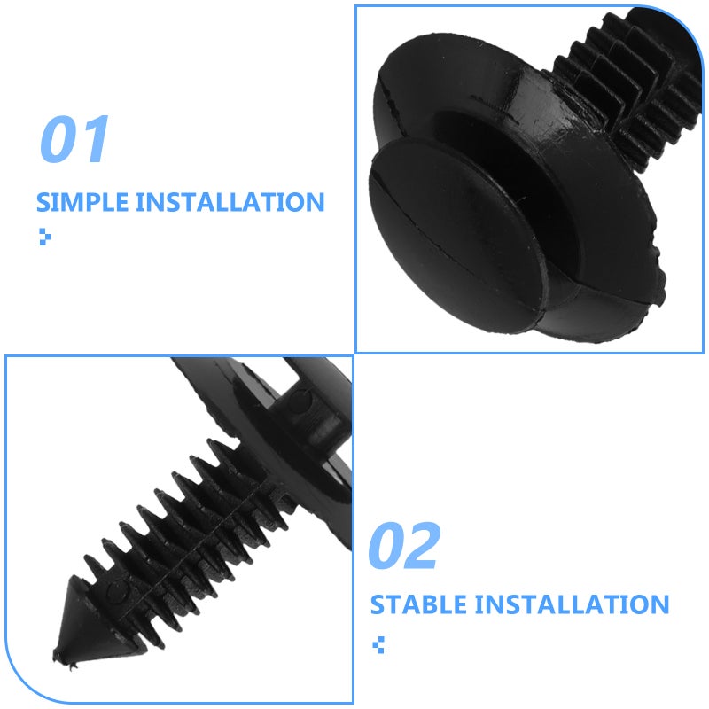 200 pcs Door Panel Retainer Fasteners Universal Replacement Parts Car Door Panel Clips Retainer Fasteners For Auto Body Compatible for Ford - Image 4