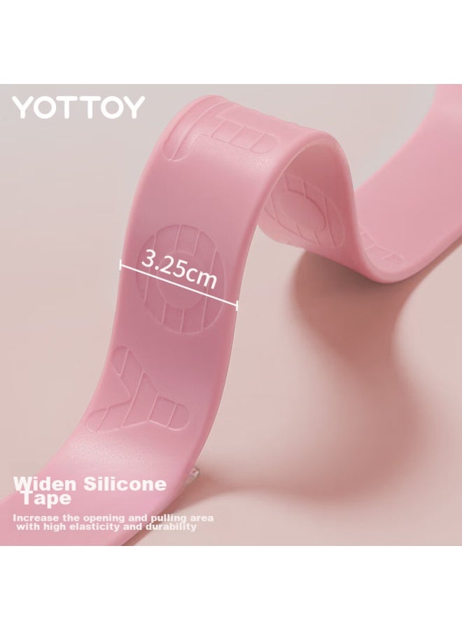 YOTTOY شريط مقاومة يوتوي 8، حبل تدريب الظهر، شريط تمدد الكتف والرقبة في المنزل، قطة سيليكون يوغا، تمرين الذراع - Image 2