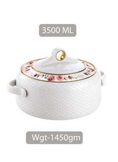 NAYASA Casserole Food Warmer Stainless Steel Insulated Hotpot Coral 3 Pc Set 2.5,3.5,5L  - Image 5