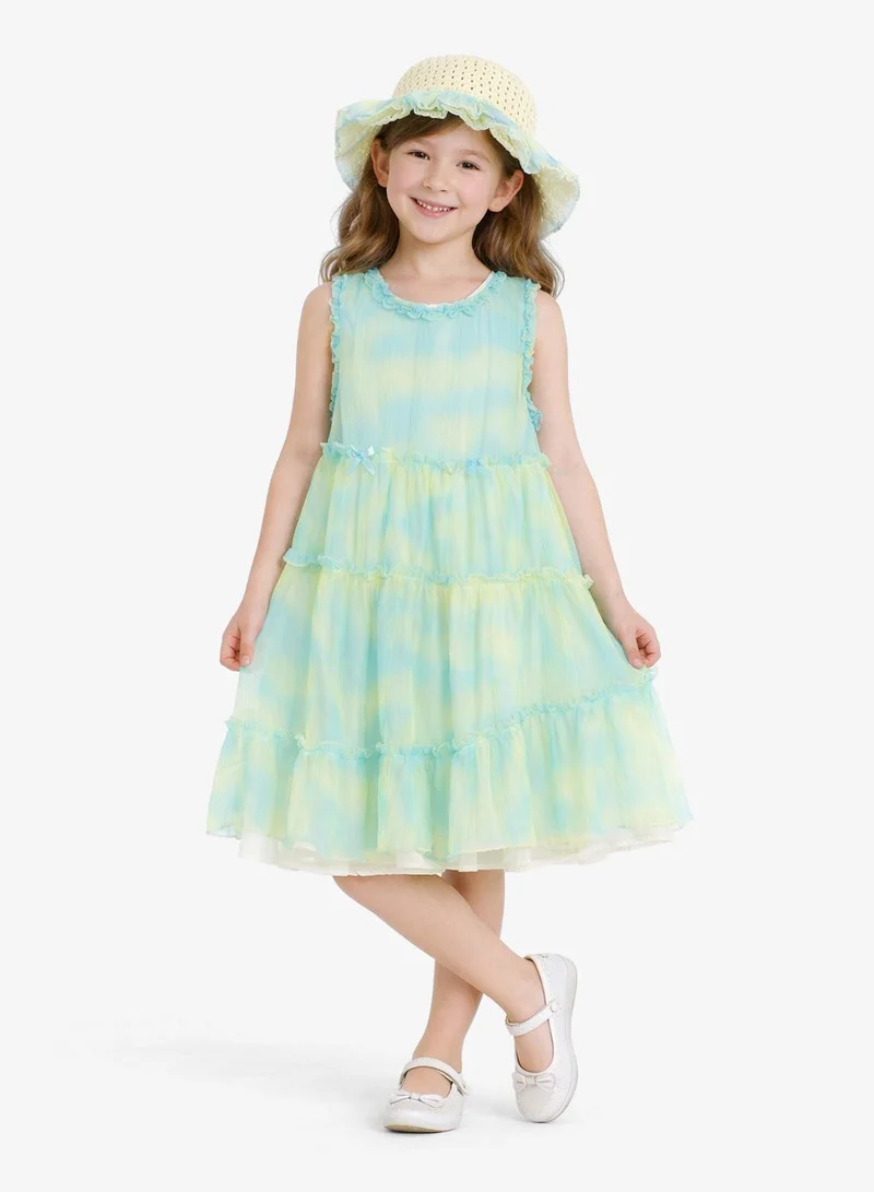 Pinata Tiered Tulle Occasion Dress