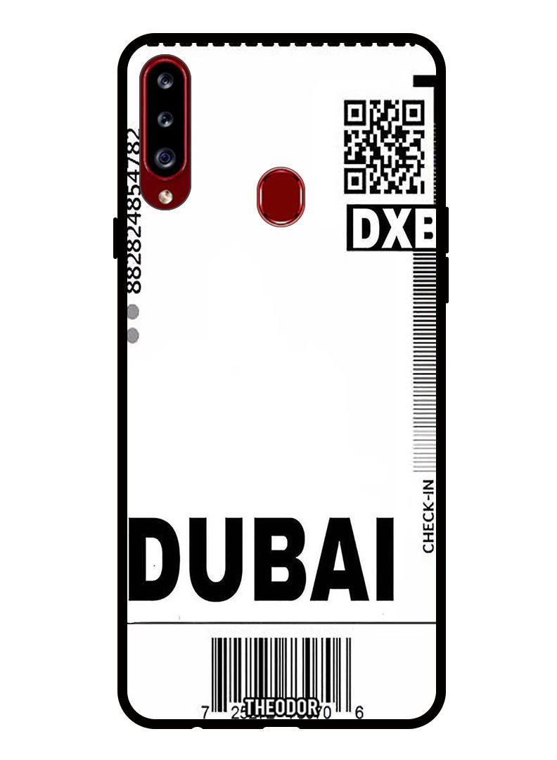 Theodor Protective Case Cover For Samsung Galaxy A20S  DXB Boarding pass - Image 1