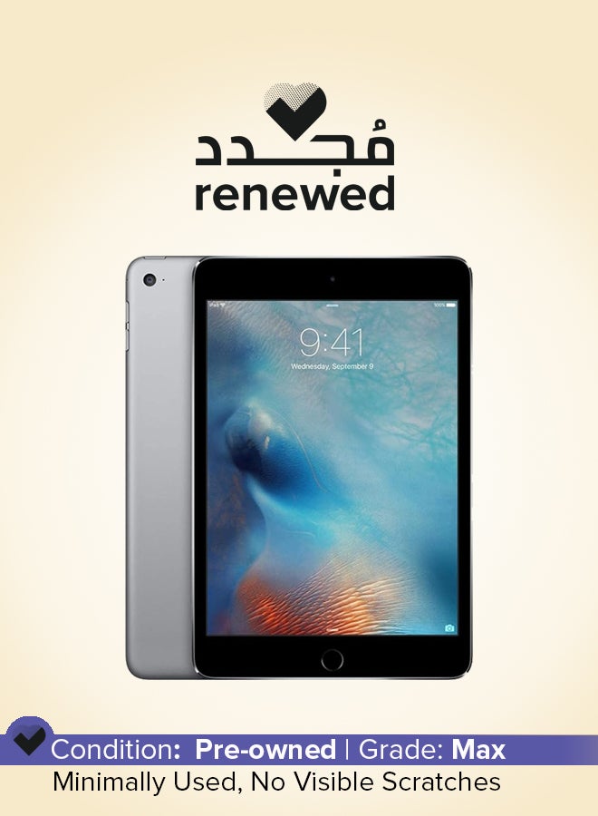 ابل  متجدد - آيباد ميني 2 مع تطبيق فيس تايم، شاشة 7.9 بوصة، 64 جيجابايت، واي فاي، رمادي فلكي - Image 1