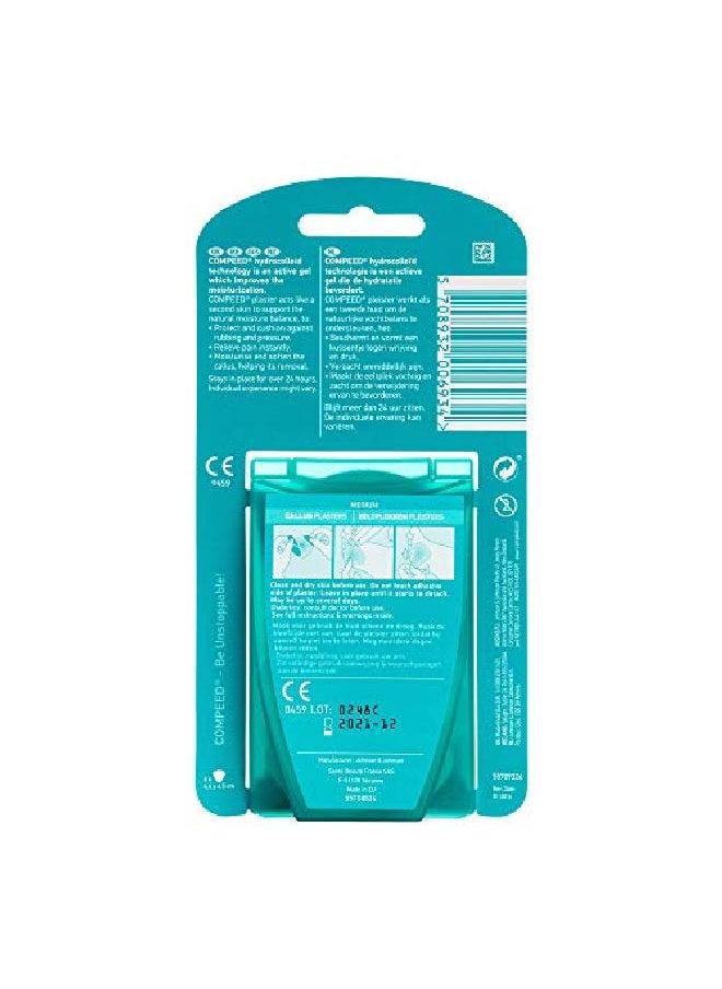 Compeed - Callus Removal Plaster Strips For Under Foot Rubbing Protection, Breathable Callous Remover Pads For Feet Medium_Pack Of 6 Patches - Image 1