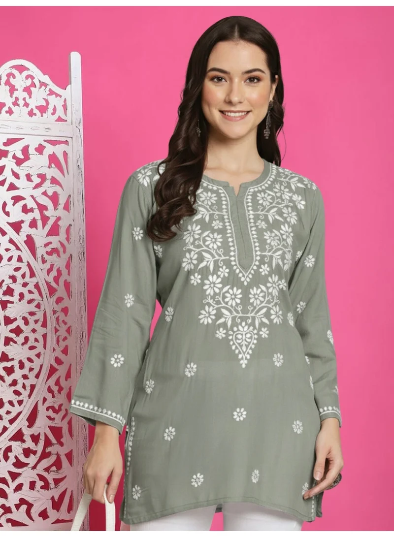 الايا كورتي موديل شيكانكاري مطرز يدويًا-AL3611