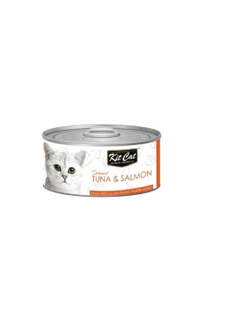 Kit Cat Grain Free Tuna & Salmon Topper Wet Cat Food - Image 1