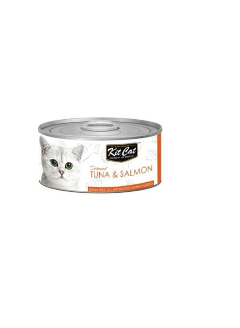 Kit Cat Grain Free Tuna & Salmon Topper Wet Cat Food - Image 2