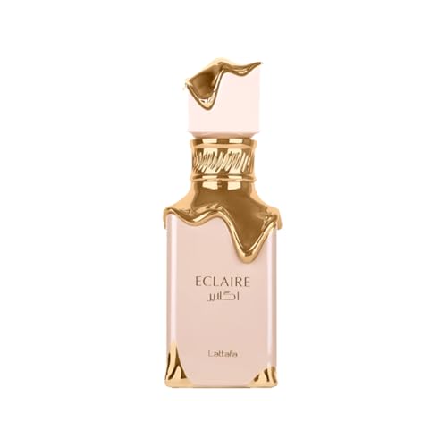 Lattafa Eclaire Vanilla Caramel Sweet Floral Eau de Parfum LongLasting Fragrance for Women 340 Ounce 100 ml - Image 1