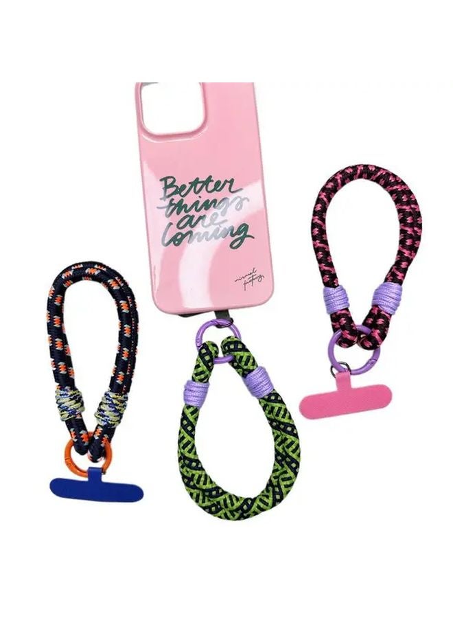 Multi Color Polyamide Phone Lanyard Short Wrist Cord Unisex Outdoor Keychain Accessory - Image 3