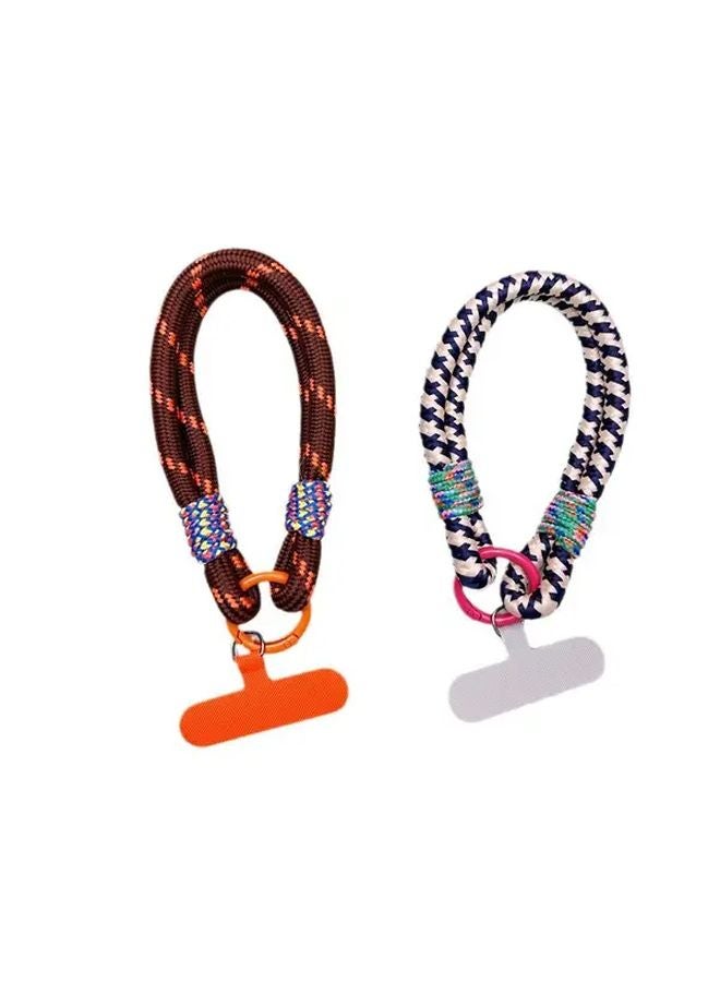 Multi Color Polyamide Phone Lanyard Short Wrist Cord Unisex Outdoor Keychain Accessory - Image 5