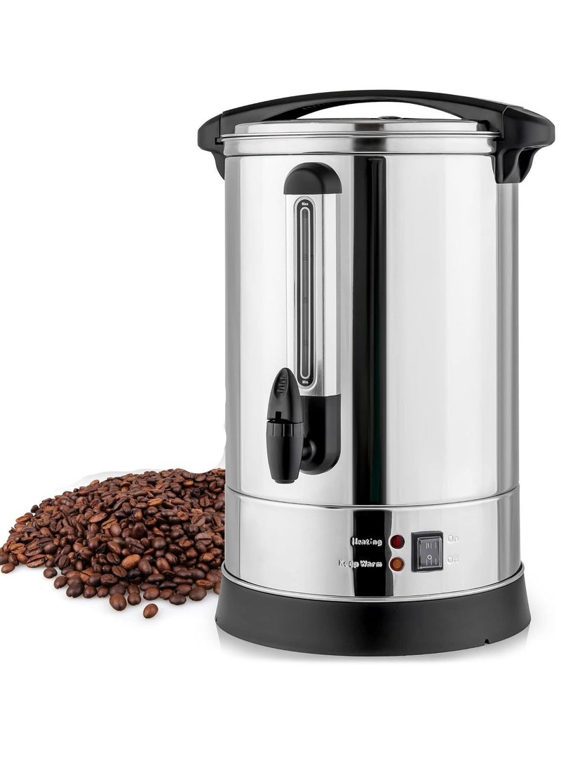 REFURA Water Urn Boiler 20L | 2500W | Makes Up to 80 Cups | Stainless Steel | Lockable Lid | External Water Gauge | Cool-Touch Handles | Silver | RE-11612 - Image 3