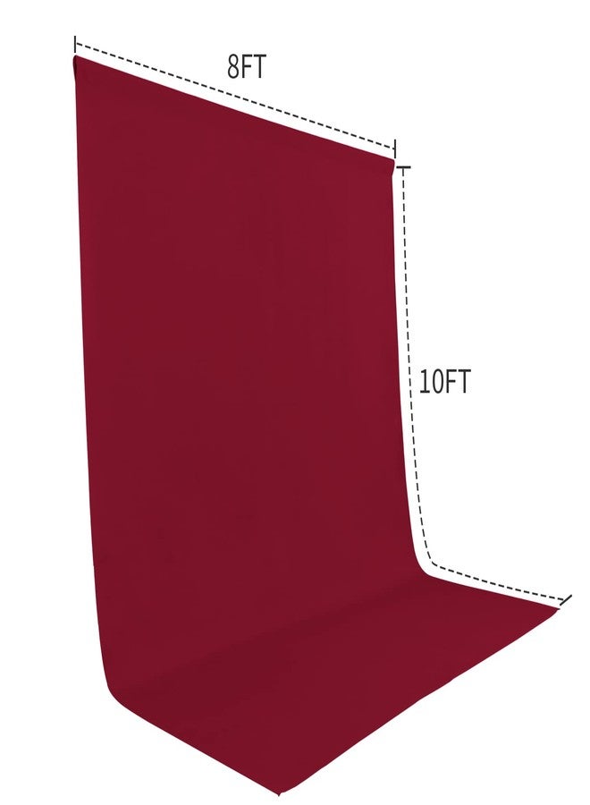 Sugargirl 8FTX10FT Red Screen Backdrop Background for Photography, Polyester Photo Backdrop for Video and Television, Photoshoot, Party, Zoom (1 Panel, Stand NOT Included) - Image 2