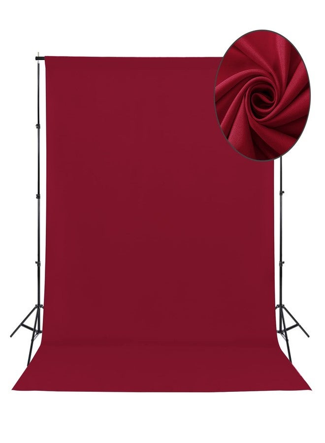 Sugargirl 8FTX10FT Red Screen Backdrop Background for Photography, Polyester Photo Backdrop for Video and Television, Photoshoot, Party, Zoom (1 Panel, Stand NOT Included) - Image 1
