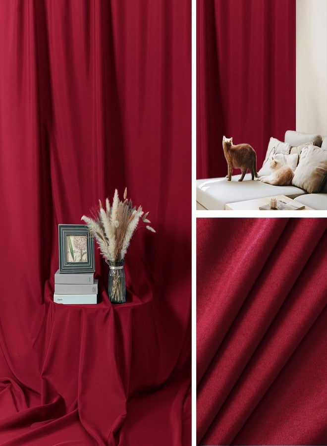 Sugargirl 8FTX10FT Red Screen Backdrop Background for Photography, Polyester Photo Backdrop for Video and Television, Photoshoot, Party, Zoom (1 Panel, Stand NOT Included) - Image 4