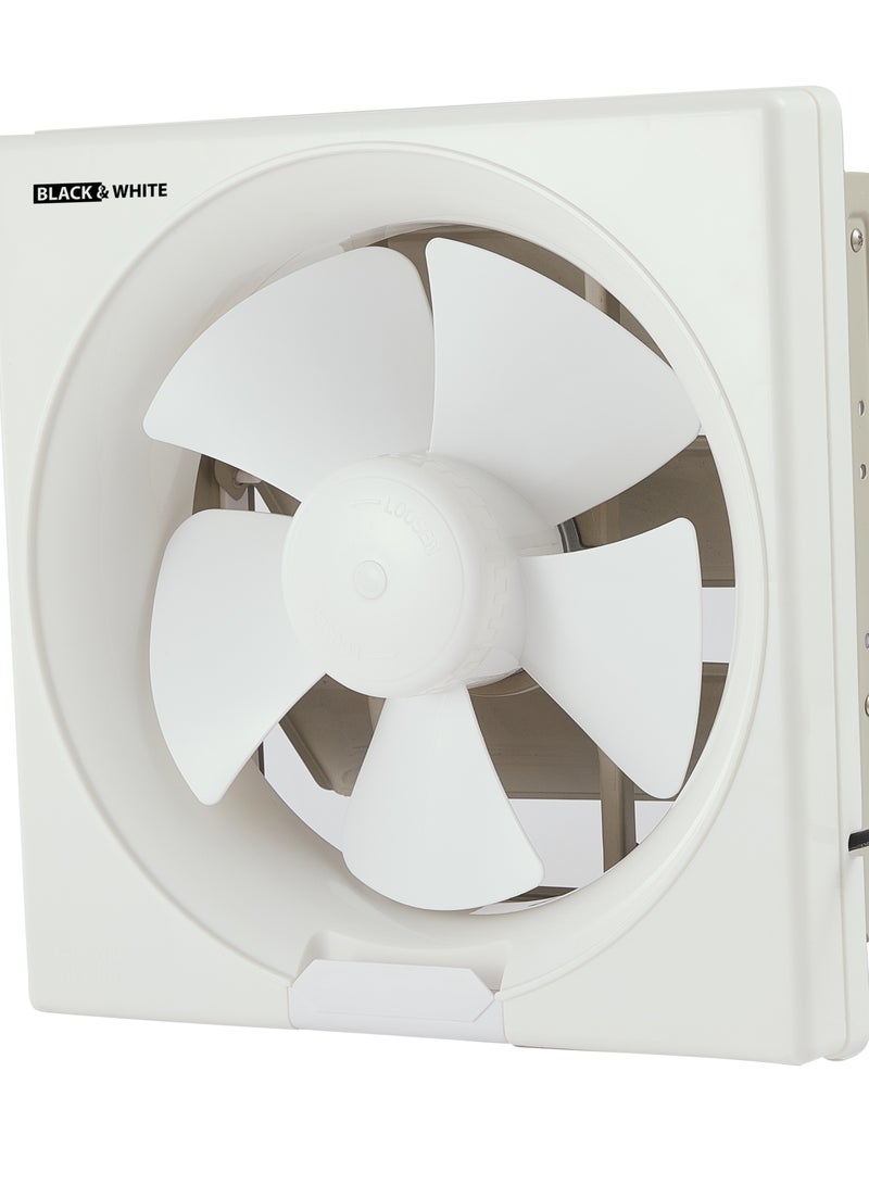 Black & White Black and White Bathroom and Kitchen Ventilating Fan 25 Cm EF-25N