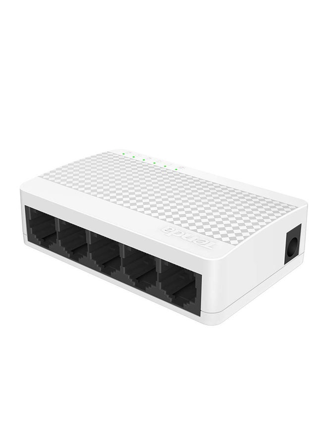 Tenda S105 5-Port Ethernet Switch White - Image 4