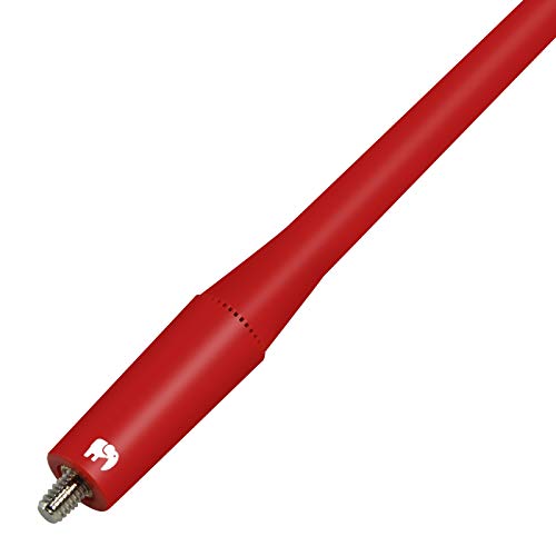 ONE250 13" Inches Flexible Rubber Antenna, Compatible with Toyota Tundra (1999-2023), Toyota Tacoma (1995-2016), FJ Cruiser (2007-2015), Highlander - Designed for Optimized FM/AM Reception (Red) - Image 4