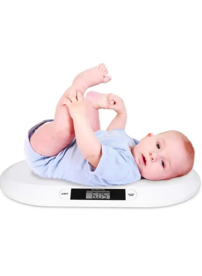 إيباسكت ميزان رقمي دقيق لقياس الوزن والطول للأطفال بحد اقصى 20كجم (قد يختلف اللون) - Image 1