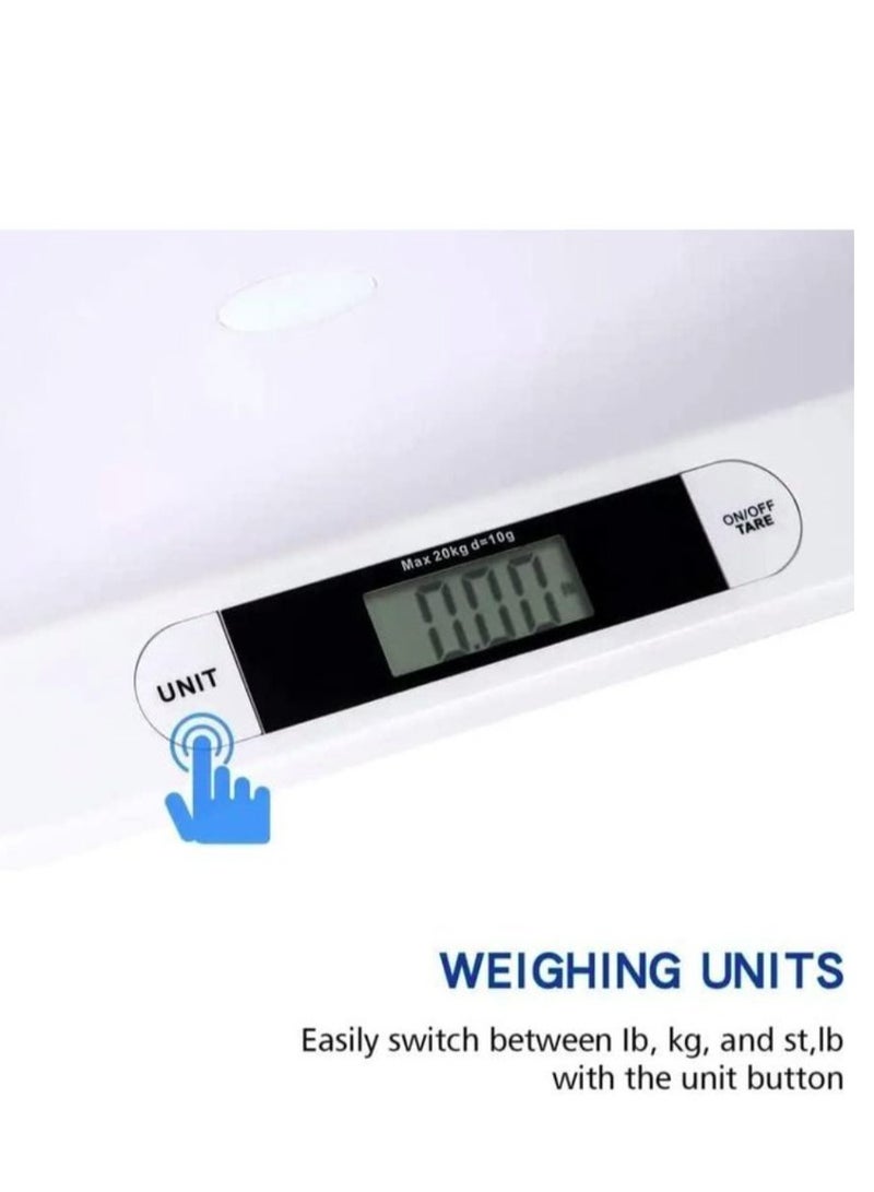 إيباسكت ميزان رقمي دقيق لقياس الوزن والطول للأطفال بحد اقصى 20كجم (قد يختلف اللون) - Image 3