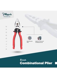 Hillgrove Hillgrove HGCM365M1 High Quality Durable Construction Household Rubber Handle Straight Claw Hammer with 5in1 Combination ScrewdriverWire Cutter8Inch Adjustable Wrench and Double Open End Wrench Set  - Image 3